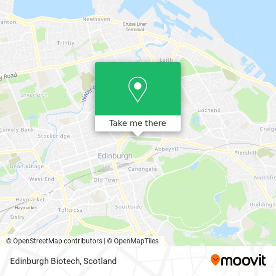 Edinburgh Biotech map