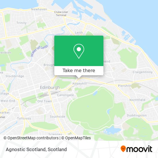 Agnostic Scotland map