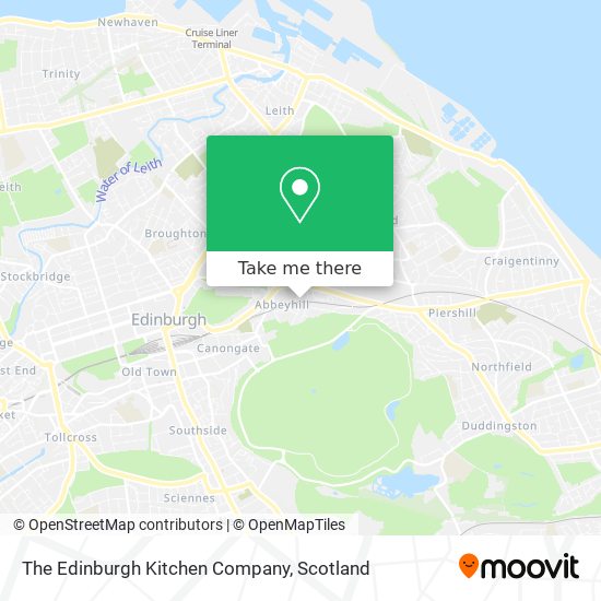 The Edinburgh Kitchen Company map