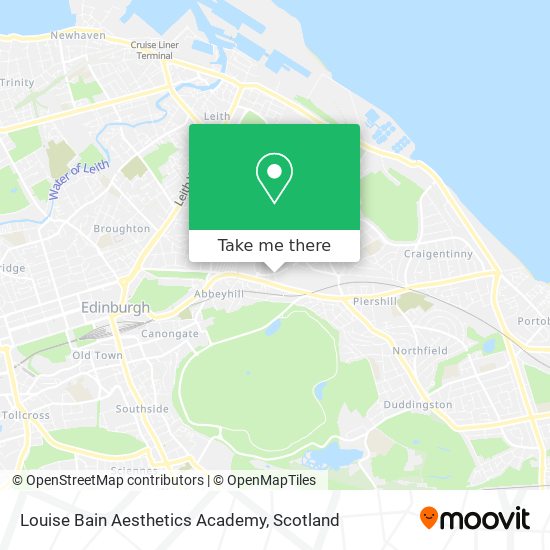 Louise Bain Aesthetics Academy map