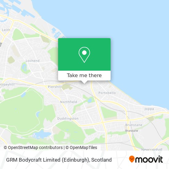 GRM Bodycraft Limited (Edinburgh) map