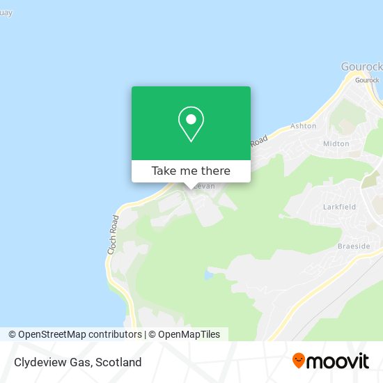 Clydeview Gas map