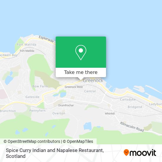 Spice Curry Indian and Napalese Restaurant map