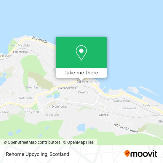 Rehome Upcycling map