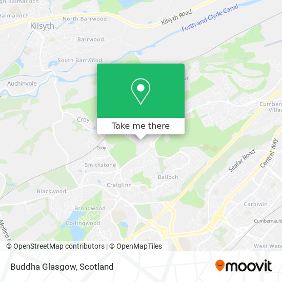 Buddha Glasgow map