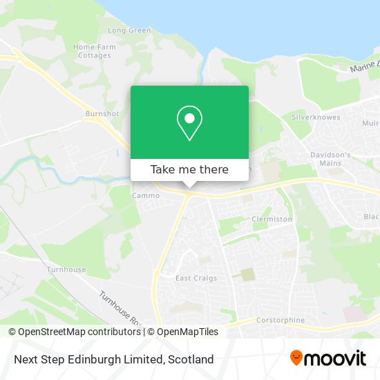 Next Step Edinburgh Limited map