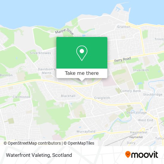 Waterfront Valeting map