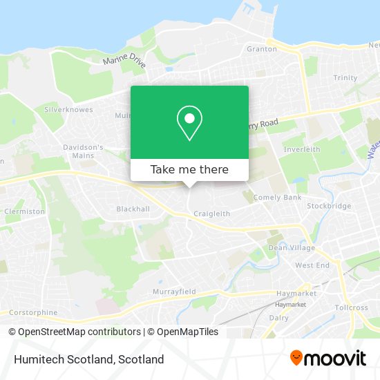 Humitech Scotland map