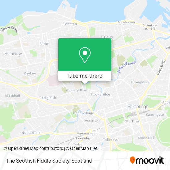 The Scottish Fiddle Society map