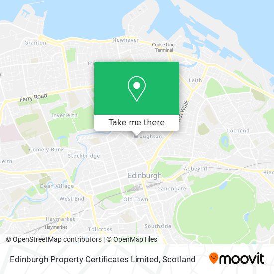 Edinburgh Property Certificates Limited map