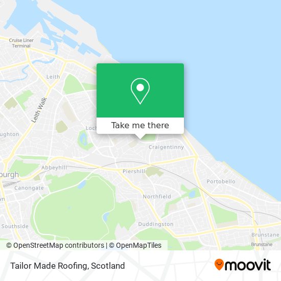 Tailor Made Roofing map