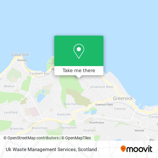 Uk Waste Management Services map