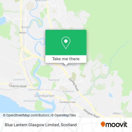 Blue Lantern Glasgow Limited map