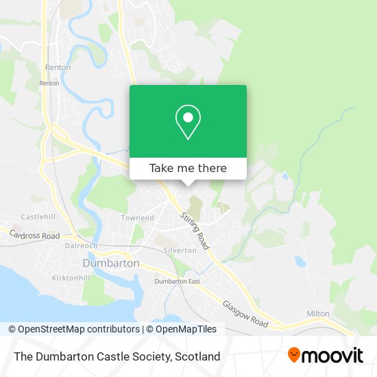 The Dumbarton Castle Society map