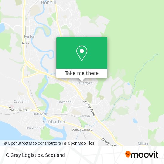 C Gray Logistics map