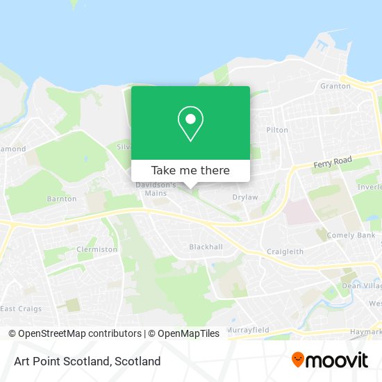 Art Point Scotland map