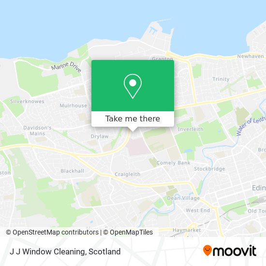 J J Window Cleaning map