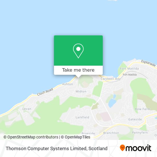 Thomson Computer Systems Limited map