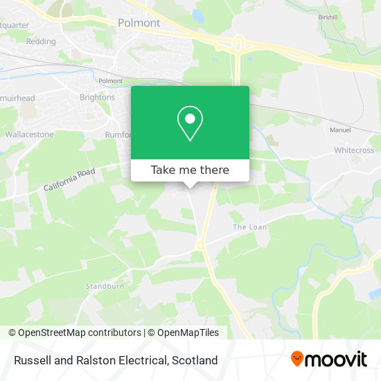 Russell and Ralston Electrical map