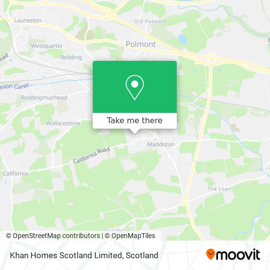 Khan Homes Scotland Limited map