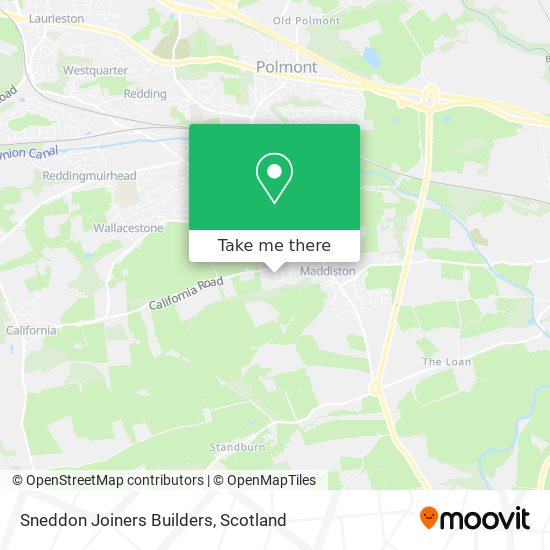 Sneddon Joiners Builders map