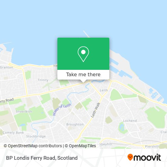 BP Londis Ferry Road map