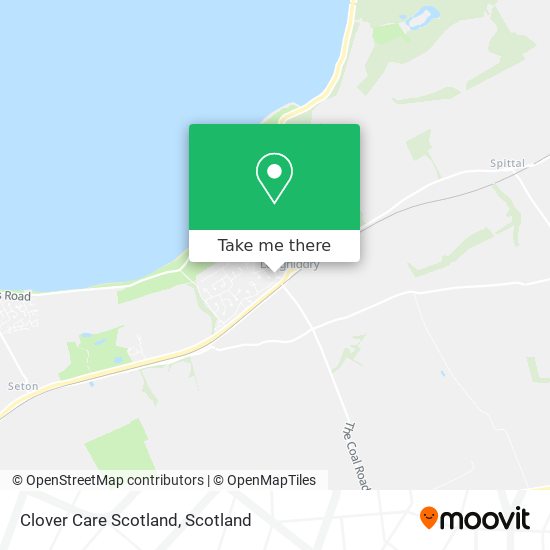 Clover Care Scotland map