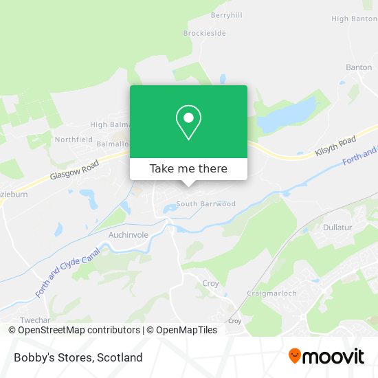 Bobby's Stores map