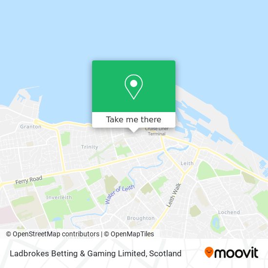 Ladbrokes Betting & Gaming Limited map