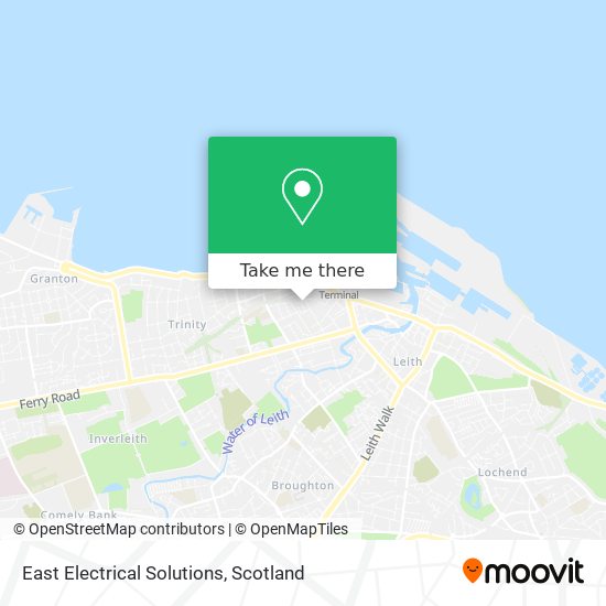 East Electrical Solutions map