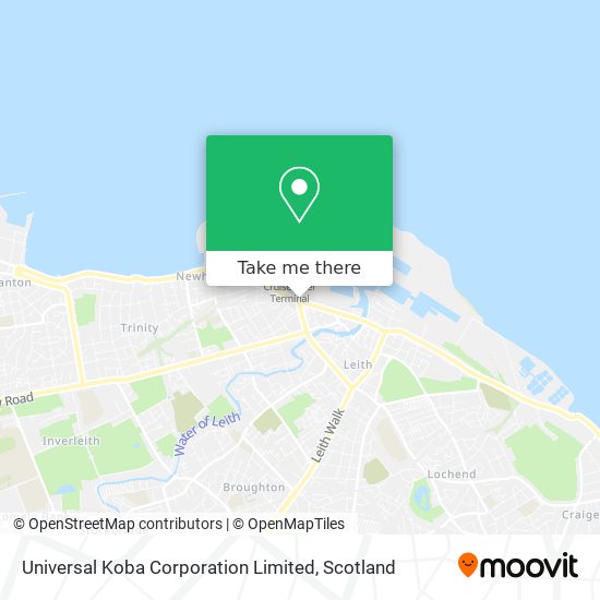 Universal Koba Corporation Limited map