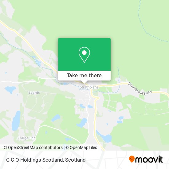 C C O Holdings Scotland map