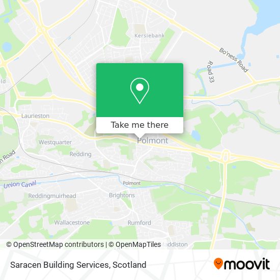 Saracen Building Services map