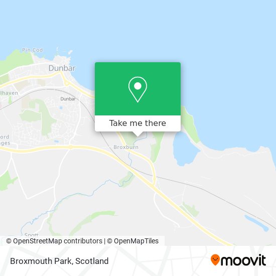 Broxmouth Park map