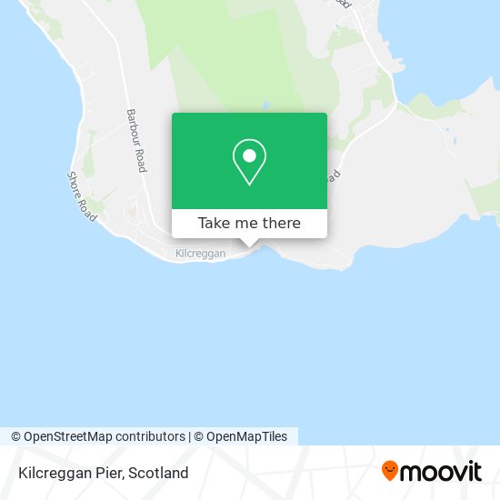 Kilcreggan Pier map