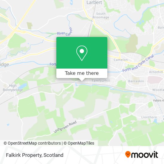 Falkirk Property map
