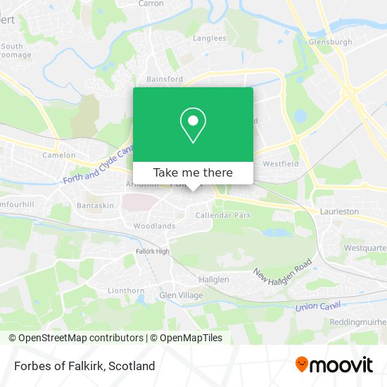 Forbes of Falkirk map