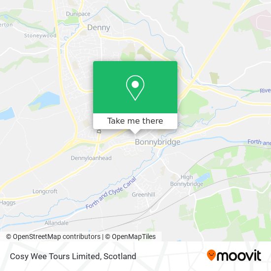 Cosy Wee Tours Limited map