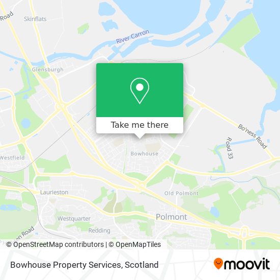 Bowhouse Property Services map