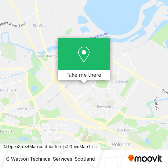 G Watson Technical Services map