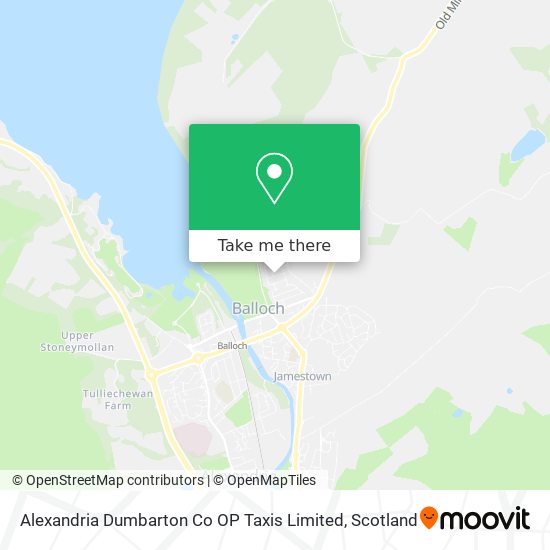 Alexandria Dumbarton Co OP Taxis Limited map