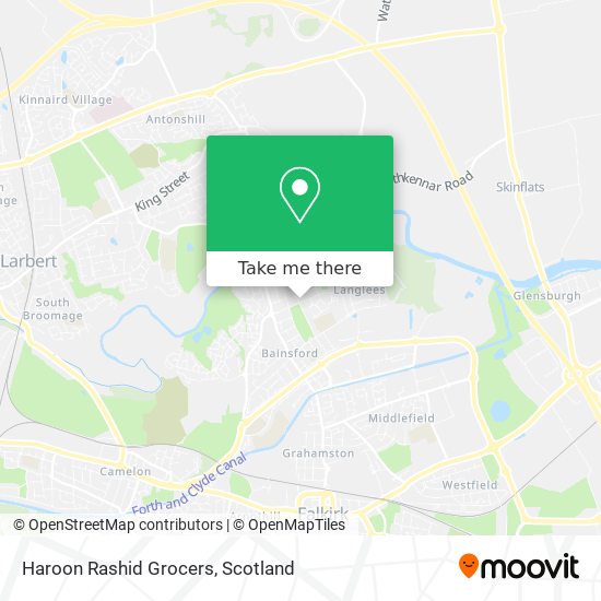 Haroon Rashid Grocers map