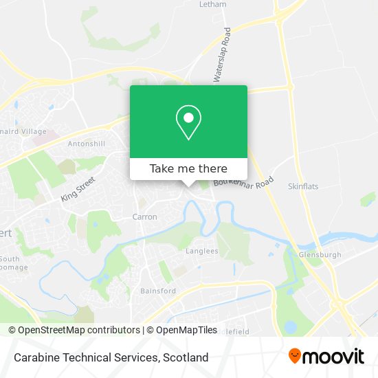 Carabine Technical Services map