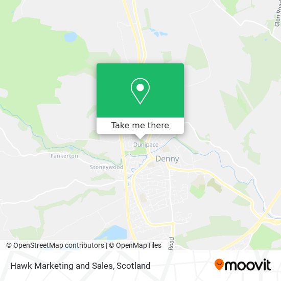 Hawk Marketing and Sales map