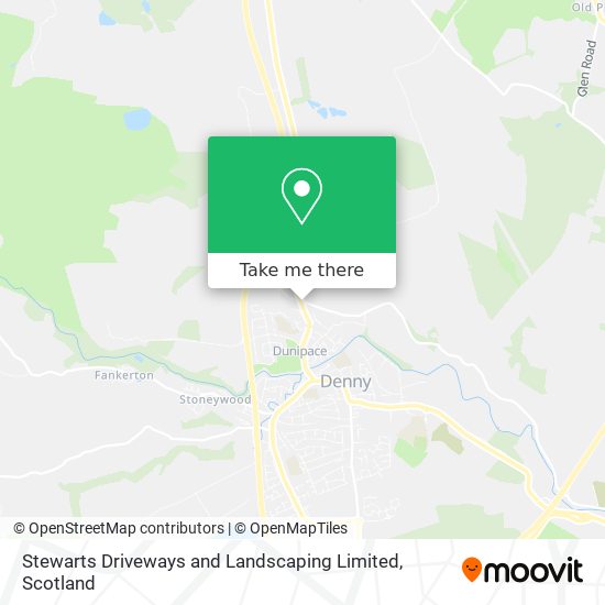 Stewarts Driveways and Landscaping Limited map