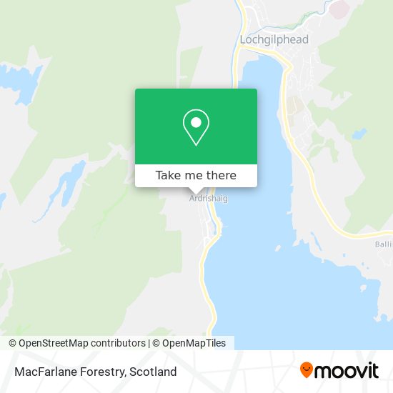 MacFarlane Forestry map