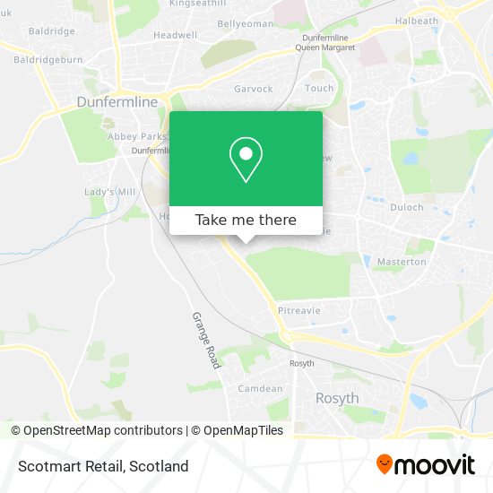 Scotmart Retail map