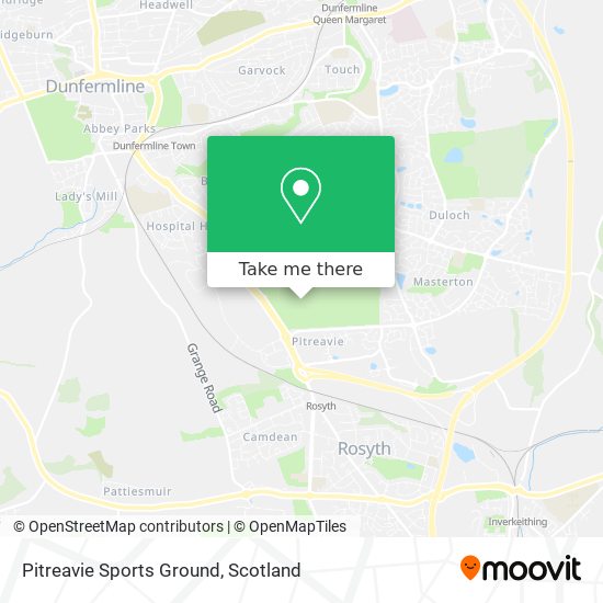 Pitreavie Sports Ground map