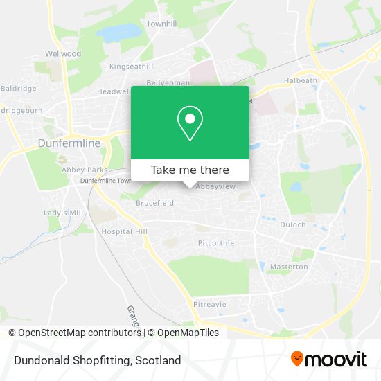 Dundonald Shopfitting map