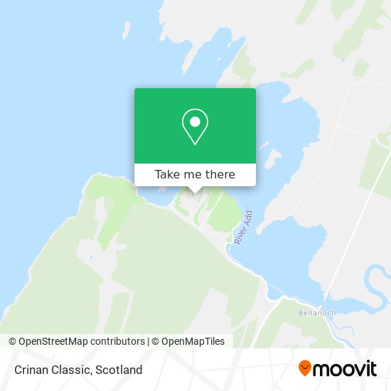 Crinan Classic map